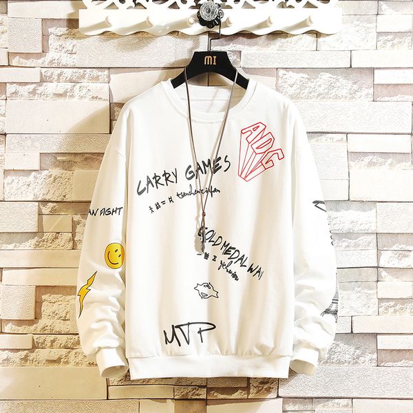 

autumn arrival men's sweatshirt fashion patchwork hoodies mens casual letter hip hop hooded sweatshirts kg-70, Black