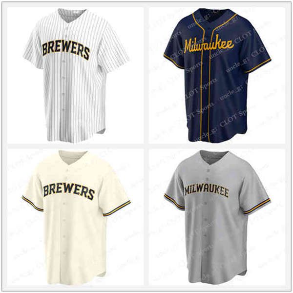 

2020 milwaukee men women kids 22 christian yelich josh hader woodruff lorenzo cain ryan braun brent suter arcia brewers baseball jerseys, Blue;black