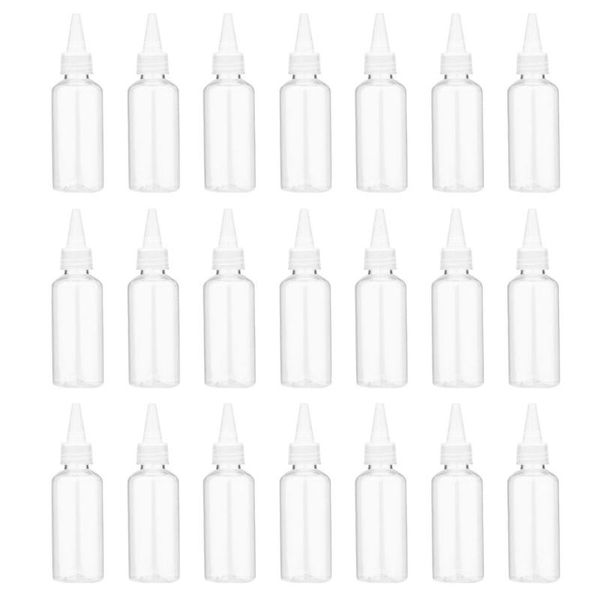 

storage bottles & jars 35pcs 30ml transparent bottle dispenser with pointed mouth for home travel