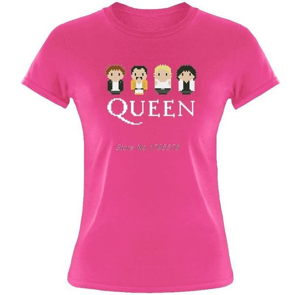 

queen rock band t shirt cotton short sleeve funny cartoon tshirt women leisure t shirts fitness tees harajuku, White
