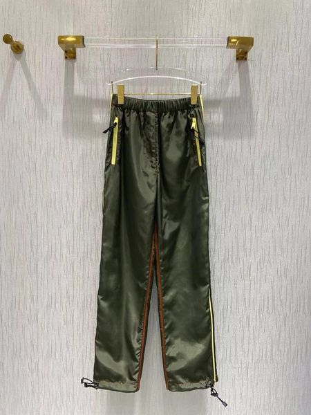 

women's pants & capris 2021 fall winter luxury design runway collection elastic waist casual street style loose, Black;white