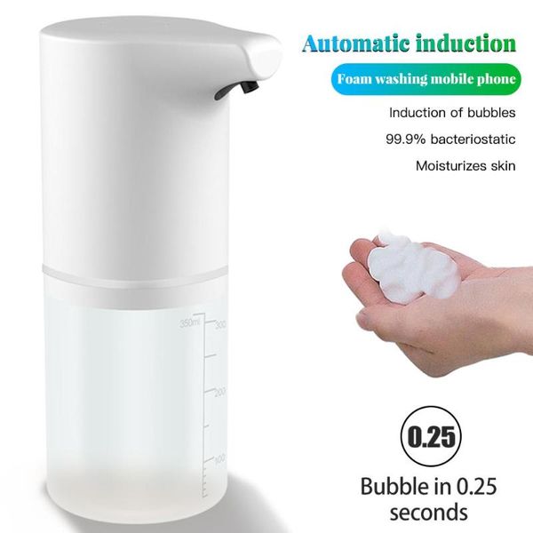 

liquid soap dispenser automatic with foam sensor smart induction non-contact hand cleaner for bathroom