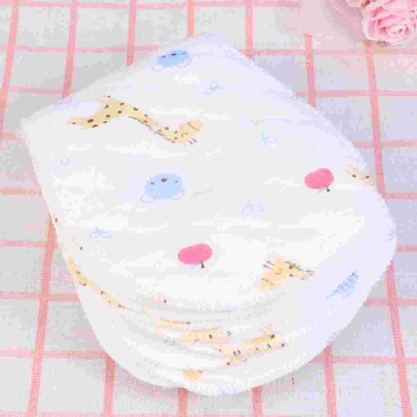 

cloth diapers 25pcs infant peanut shaped 3-layer insert baby nappy use water absorbent breathable diaper(white deer pattern