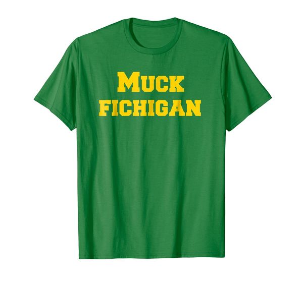 

muck fichigan shirt funny michigan hater sports tee, White;black