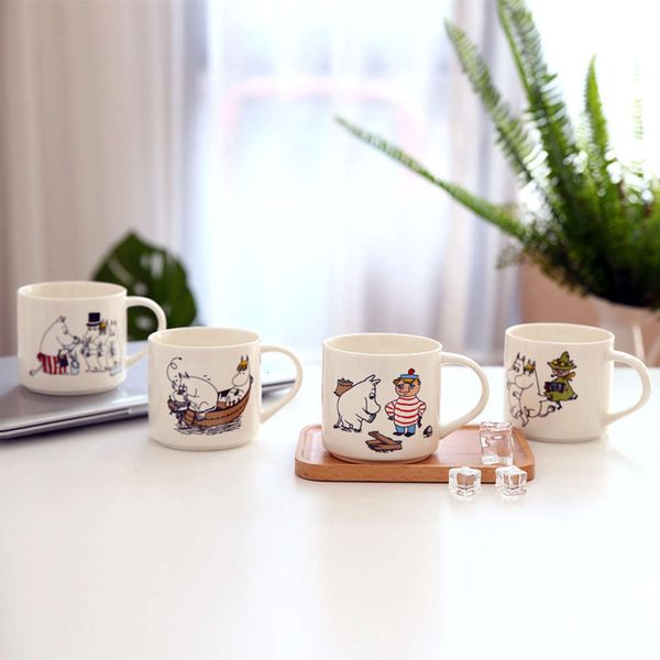 

family cartoon cute ceramic coffee breakfast mug cup birthday gift 450ml coffee mug