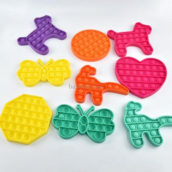 

pop it fidget toy sensory push pop bubble fidget autism anxiety stress reliever for students office workers wholesale