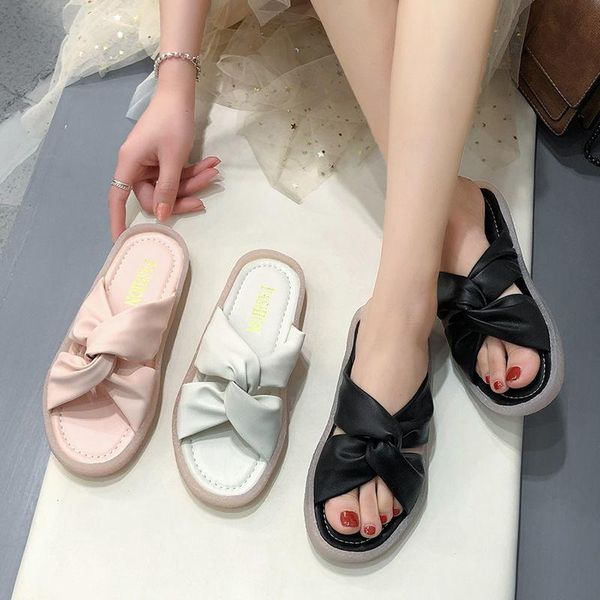 

slippers shoes women women's summer sandalias mujer, Black