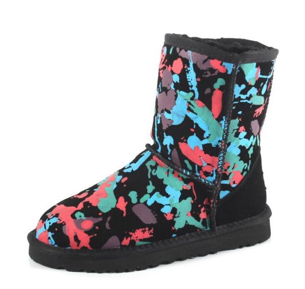 

classic aus lady girl women snow boots u5825 short women boots keep warm boots shoes, Black