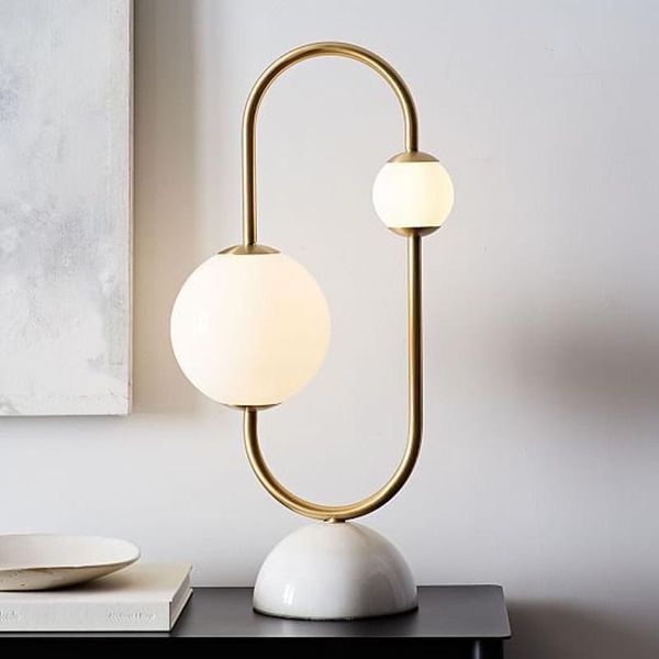 

nordic postmodern creative marble living room table lamp art bedside bedroom designer study table lamp