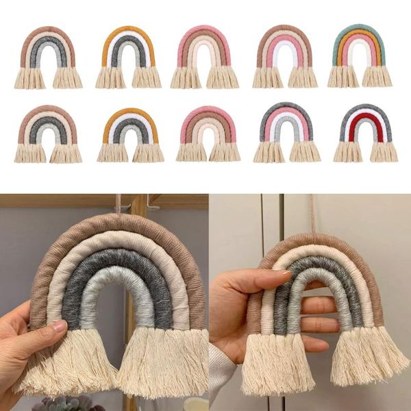 

tapestries macrame rainbow ing cotton tassel tapestry for baby room
