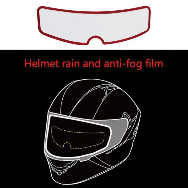 

motorcycle helmets rainproof and fog-proof lens patch helmet anti-fog film