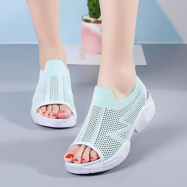 

sandals plus size 41 42 platform flat wedges sneakers women 2021 fashion woman peep toe black female gladiator sandalias