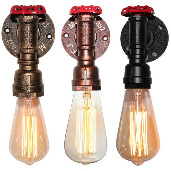 Lâmpadas de parede retro lâmpada industrial lâmpada vintage water hids hidromel lumin cafe bar science decoração de casa montada luminador de acessórios