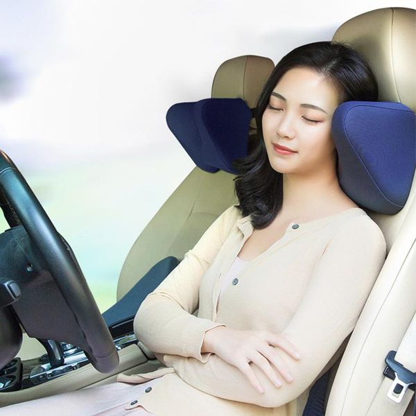 

Seat Cushions Car Headrest Super Depth U Shape Comfort Memory Foam Pad Neck Pillow Adjusted Universal Head Support Cushion