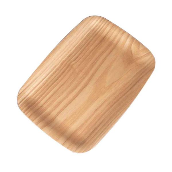 

kitchen storage & organization holder desserts bread fruit easy clean organizer decorative wood rectangle home tea dish serving tray snack c