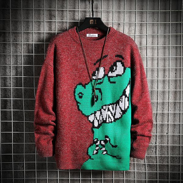 

2021 new men's winter warm streetwear fashion woman korean pullovers sweater autumn casual male clothing 8kar, White;black