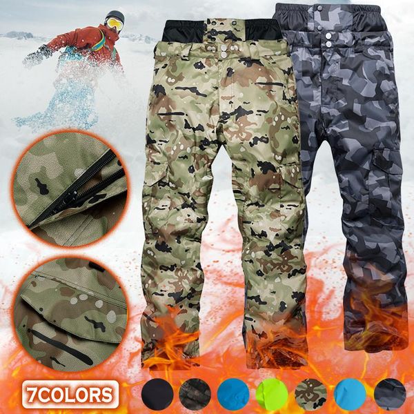 

outdoor camping ski pants women autumn winter thickening warmth retention trekking ride sportswear hiking trousers#g40, Black