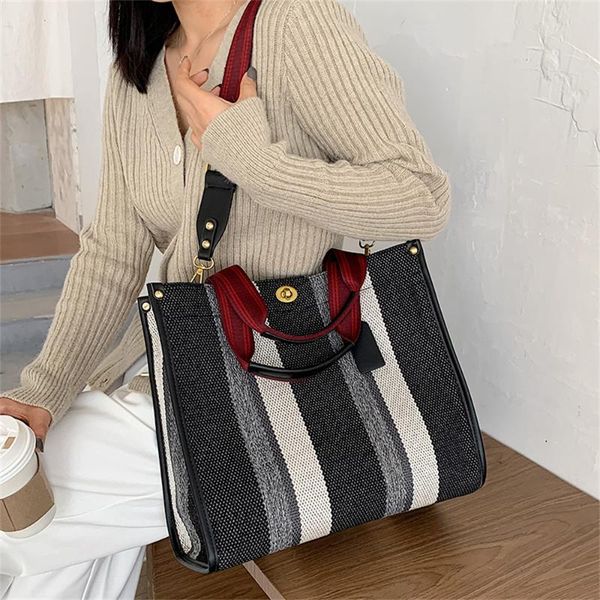 

evening bags canvas women handbags shoulder large capacity ladies crossbody for fashion female tote messenger bag