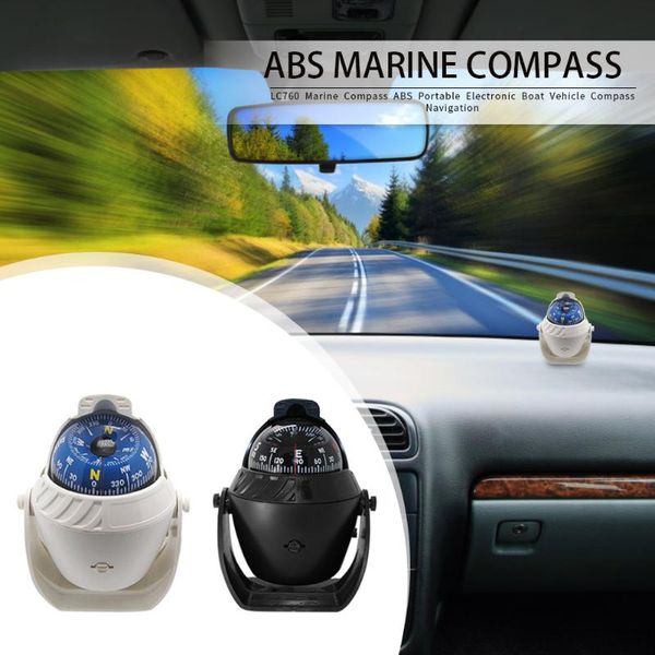 

marine compass abs portable durable electronic boat car vehicle compass navigation for outdoor car supplies