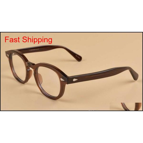 

lemtosh glasses frame clear lense johnny depp glasses myopia eyeglasses retro oculos de grau men and women myopia e qylqty homebag, Blue
