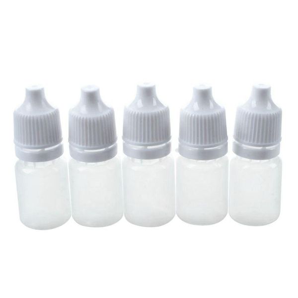 

5 x squeezable empty eye liquid dropper liquid bottle 5ml-abvp