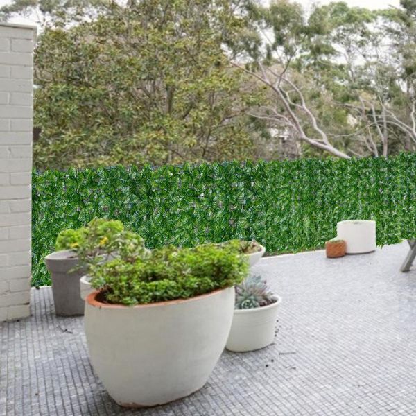 

noise reduction artificial leaves fence flexibility watermelon leaf 0.5*0.5meters