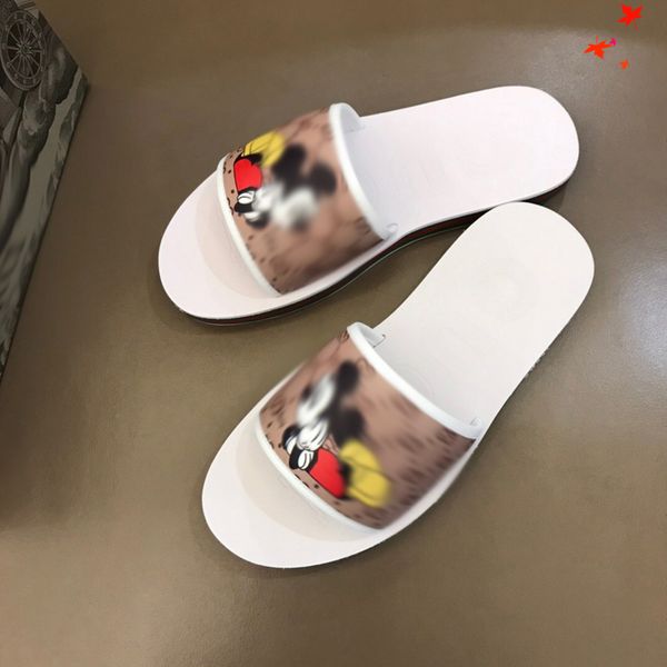 

2021 designer luxurys slippers men sandals fashion beach shoes flip flops flat non-slip classical hole slipper with box size 39-45 -g232, Black