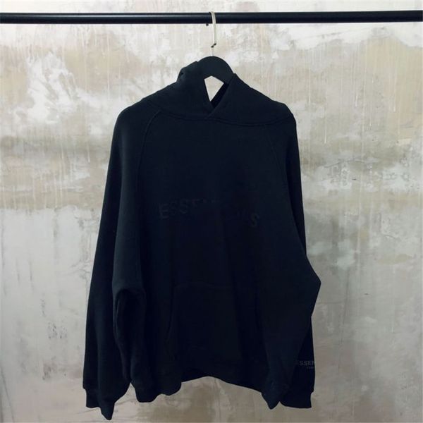

2021 new streetwear west pullover men women casual solid color season 6 kanye blue brown apricot hoodie 7n8d, Black