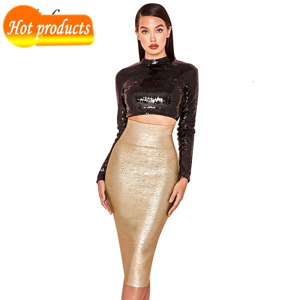 

halinfer 2021 new summer girl's pencil knee-high stylish bandage party dress h521, Black