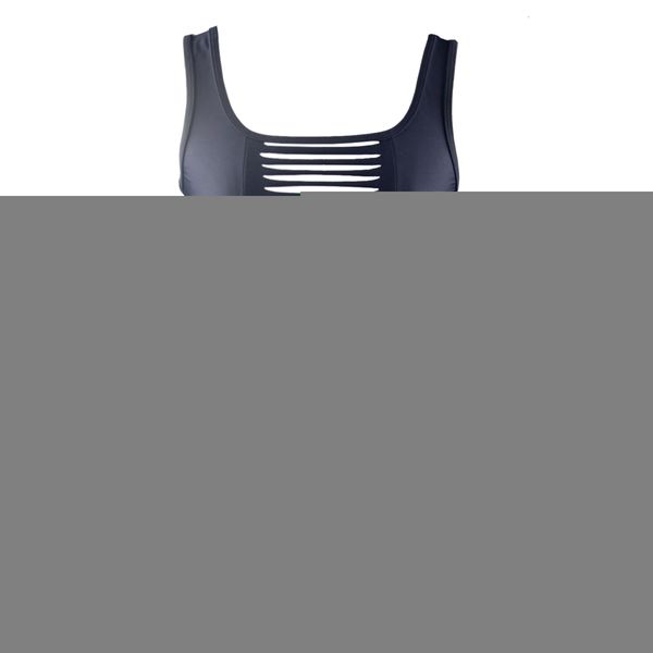 

monokini est women's fashion hollow out one piece swimsuit, White;black