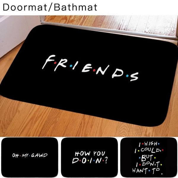 

carpets classic friends tv show funny quotes printed doormat baby bedroom carpet for kitchen door decorative none-slip