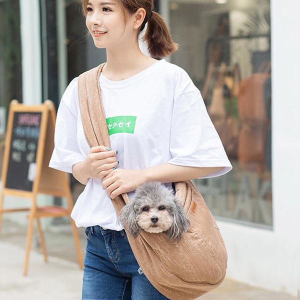 

dog car seat covers portable single shoulder bag outdoor pet carrier breathable supplies carrying mesh for small cat