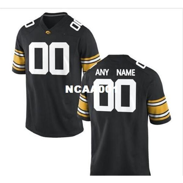 

custom 001s,youth,women,toddler,iowa hawkeyes personalized any name and number any size stitched college jersey, Black
