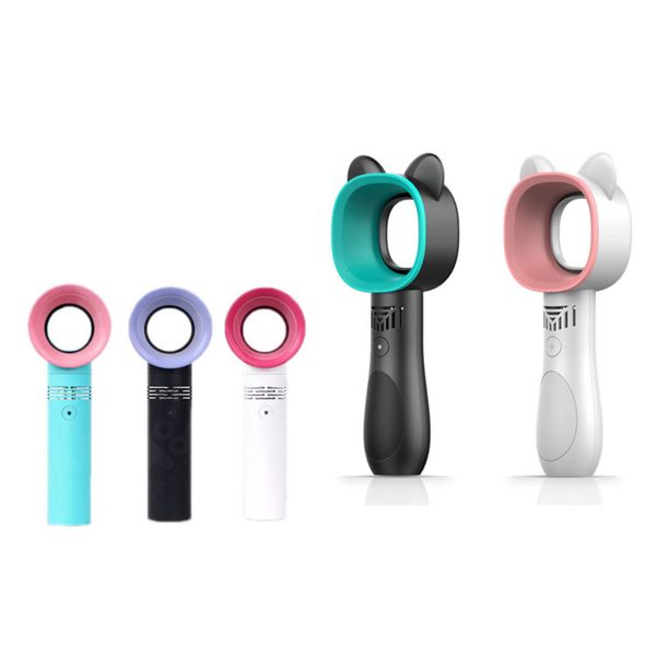 

fans zero9 cute cat portable mini leafless fan usb charging small electric