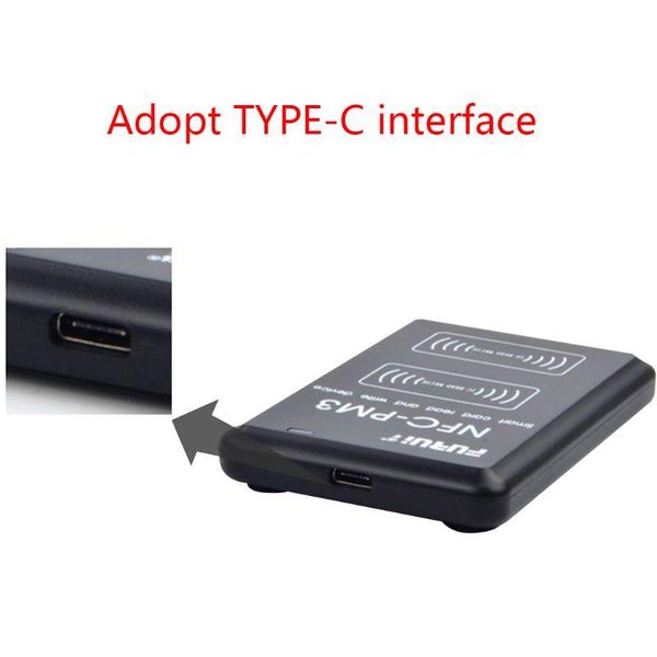 

access control card reader pm5 nfc copier ic id writer duplicator chinese english version 090f