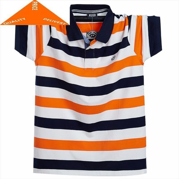 

fashions summer clothes casual mens polos amp business plus size 7xl cotton striped shorts shirt camisa 5922lw480, White;black