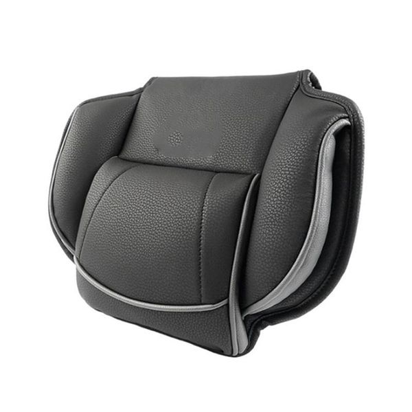 

seat cushions universal car headrest pillow, adjustable head memory foam neck pillows leather pillow