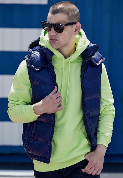 

winter warm hooded vest coat for men patch vest yellow black red blue coat jackets feather cotton overcoat parka vest, Black;white