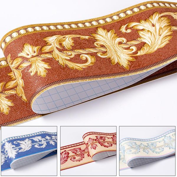 

wallpapers diy adhesive wallpaper tile wall sticker waterproof border skirting line decals home decor for kitchen bathroom