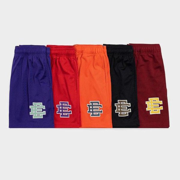 

brand fashion eric emanuel men's shorts summer luxury ee basic short designers newyork city skyline men fitness loose breathable women, White;black