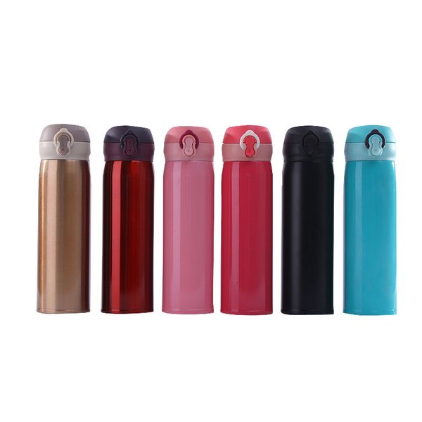 

500ml portable bottle stainless steel water bottle vacuum flasks stainless steel mug insulated cup ortable
