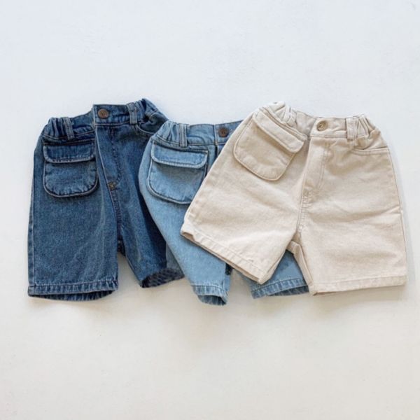 

wide-leg vintage elastic loose denim pants cotton loose boy cloth, Blue