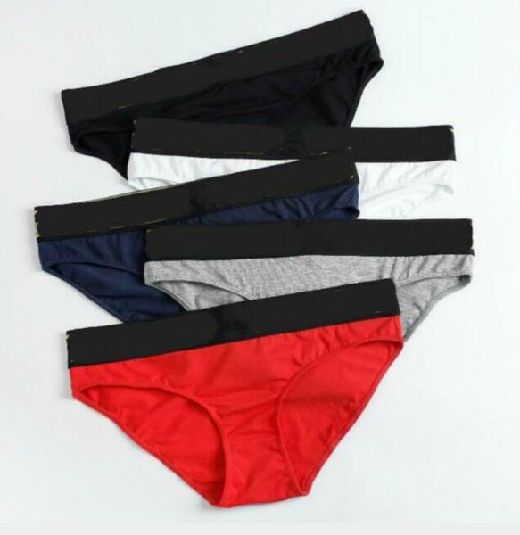 

women pure color panties letter print cotton underwear fashion new come girl briefs 5pcs f2122, Black;pink