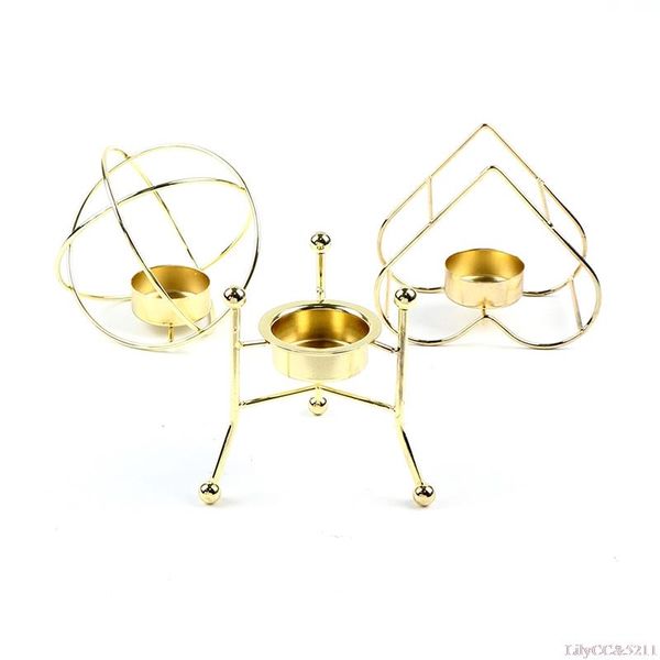 

candle holders metal geometric holder ornament stand wedding party candlestick