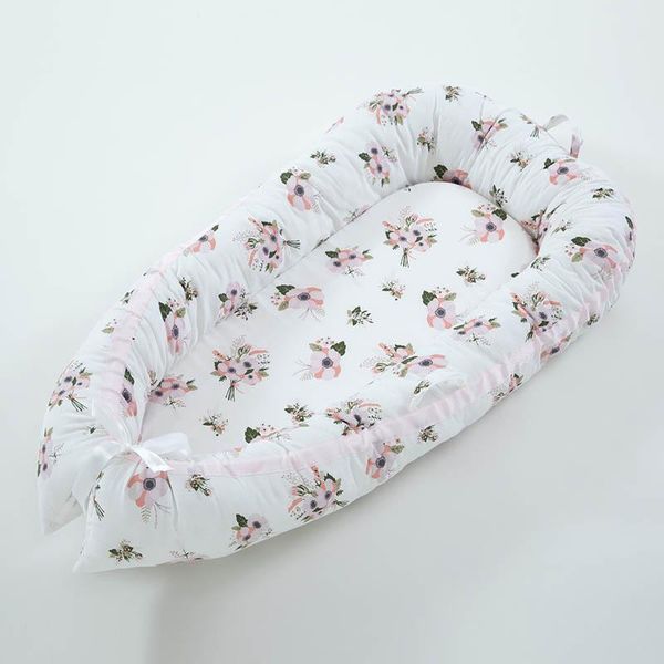 

baby cribs born portable removable and washable crib travel bed nest cotton for children kids