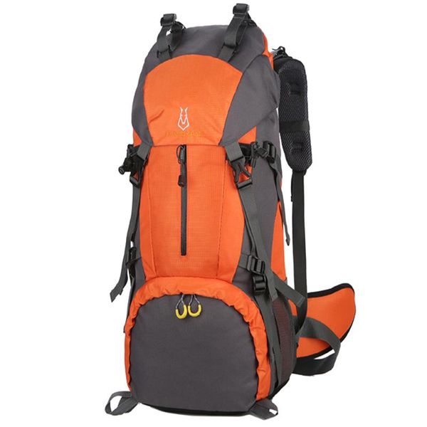 

outdoor bags 60l large capacity water-resistant hiking backpack with usb charging port for camping mountaineering trekking traveling