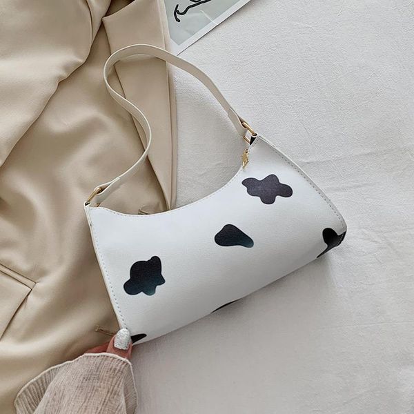 

bag for women 2021 autumn fashion special-interest axillary baguette bag cows pattern underarm simple portable shoulder