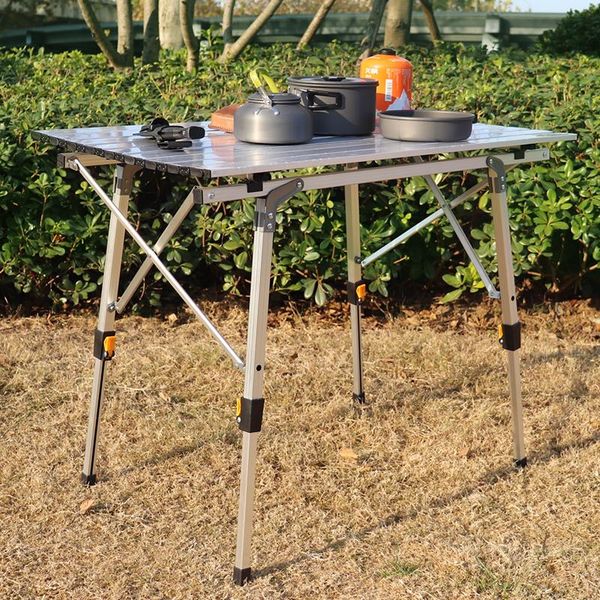 

folding table aluminium-alloy outdoor camping for 90--53cm waterproof