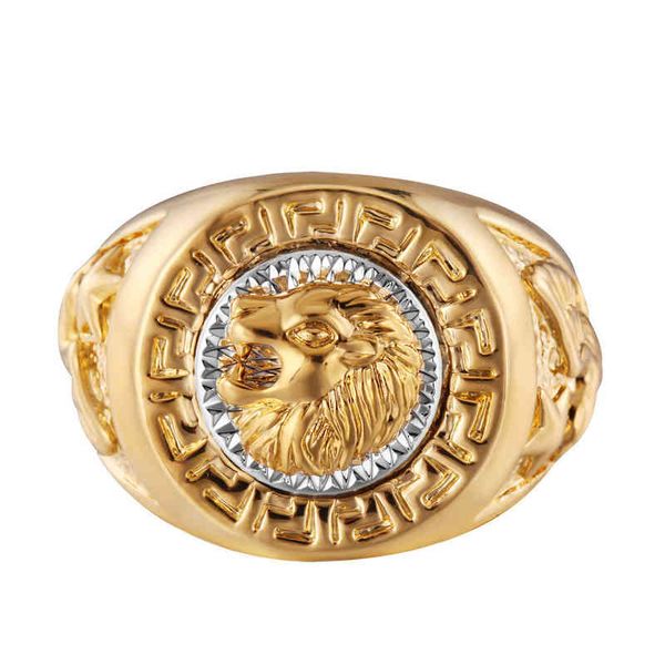

rings lion head ring alloy plated fashion personalized jewelry large, Silver