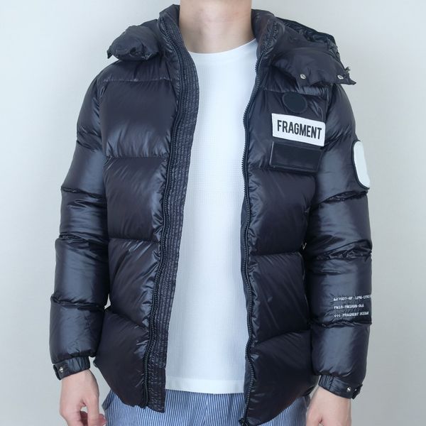 

luxury france mens maya down jacket letter logo knitted designer brand women parkas panel casual coats bomber jackets designers men s clothi, Black